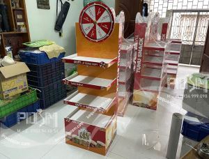 Kệ trưng bày sản phẩm hàng hóa Snack TUHU