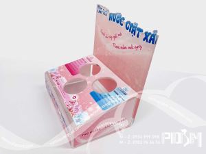 Khay kệ trưng bày mẫu thử tester Nước Giặt Xả