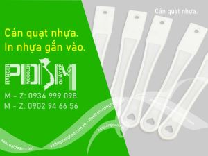 Cán quạt nhựa cầm tay quảng cáo