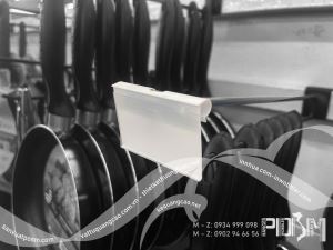 Nẹp treo gài giá móc kệ hàng siêu thị