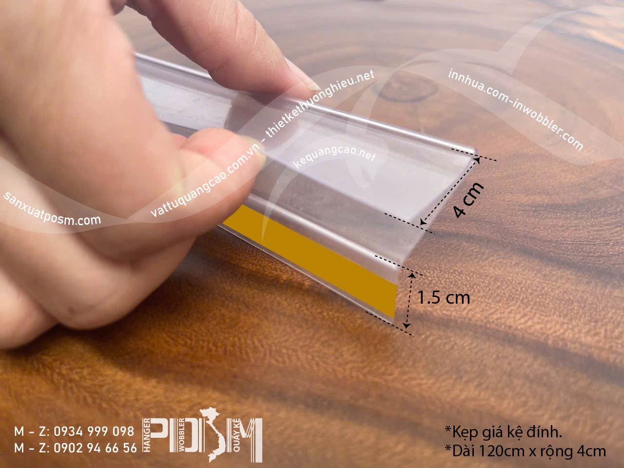 Nẹp nhựa bảng giá gài kệ siêu thị, nẹp nhựa bảng giá dán kệ siêu thị - Ảnh 2