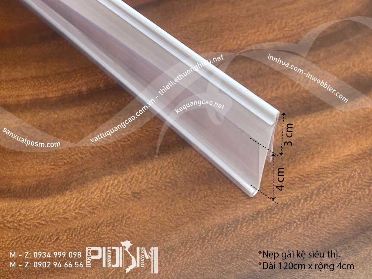 Nẹp nhựa bảng giá gài kệ siêu thị, nẹp nhựa bảng giá dán kệ siêu thị - Ảnh 4