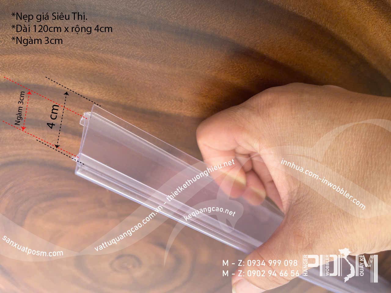 Nẹp nhựa bảng giá gài kệ siêu thị, nẹp nhựa bảng giá dán kệ siêu thị - Ảnh 6