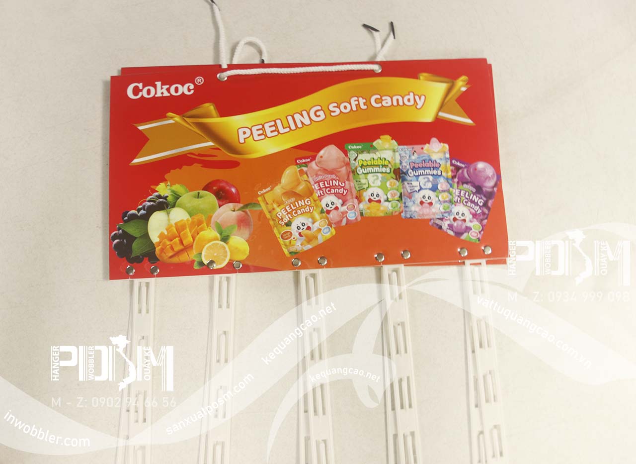 Hanger treo kẹo quảng cáo trái cây 3D lột vỏ Cokoc - Ảnh 2