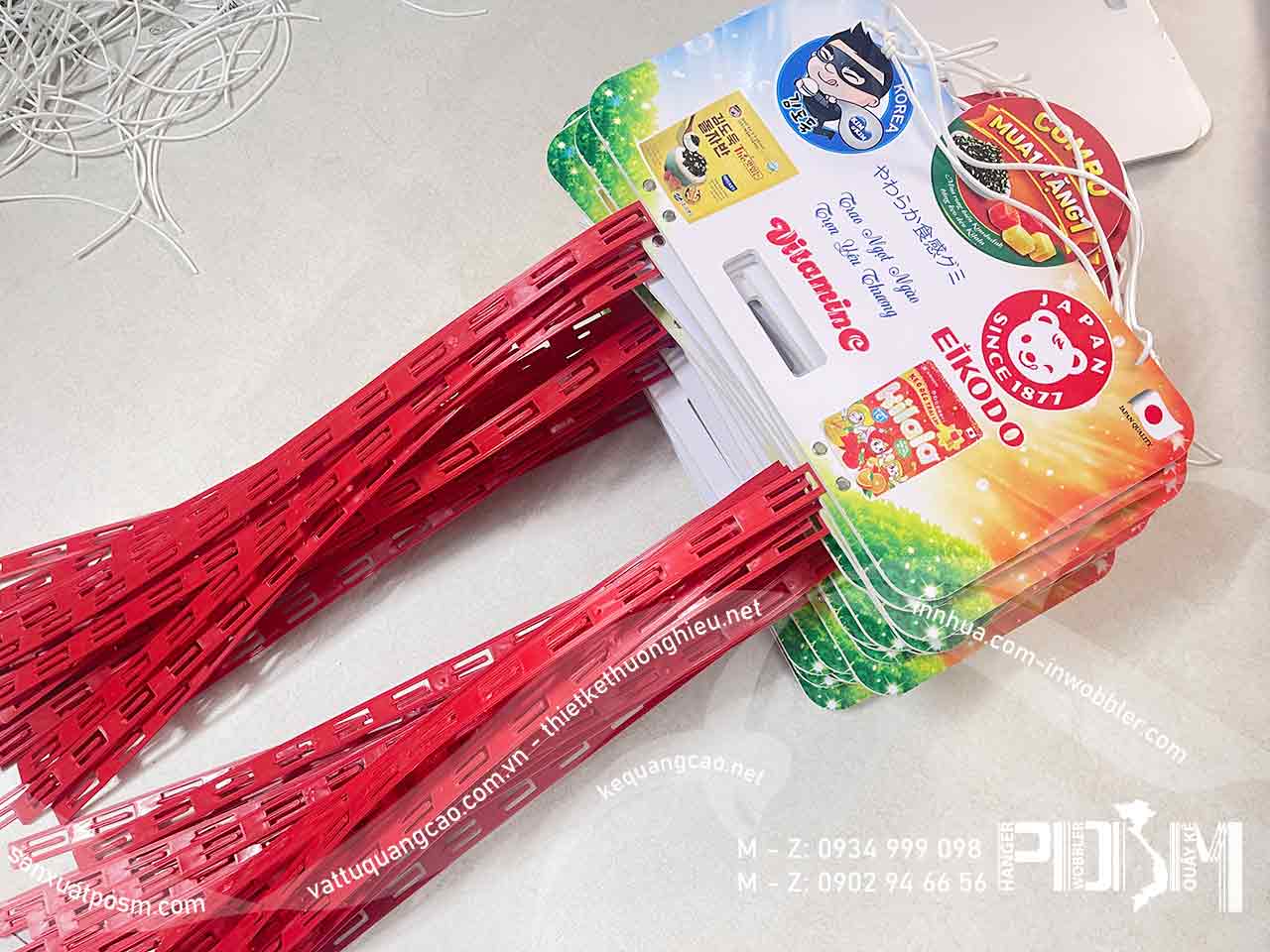 hanger nhựa Hanger dây nhựa móc treo sản phẩm và vắt nhiều gói sản phẩm - Ảnh 3