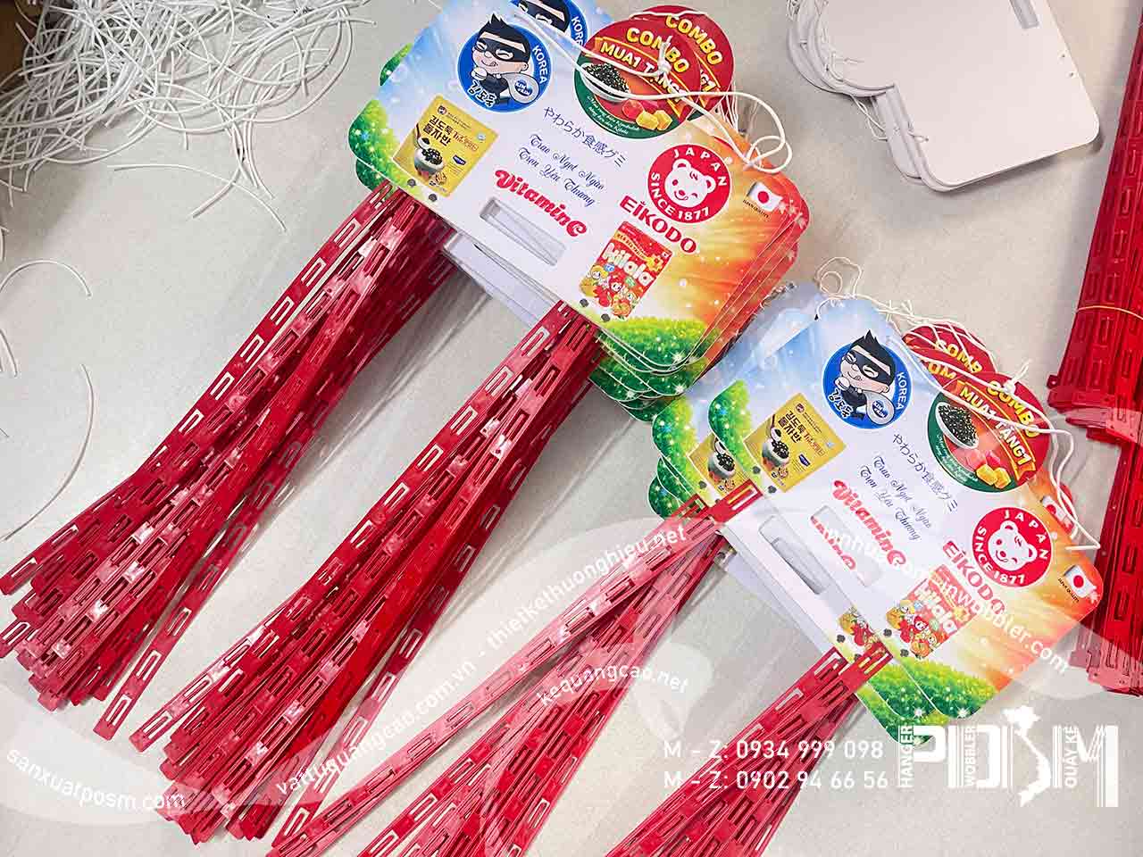 hanger nhựa Hanger dây nhựa móc treo sản phẩm và vắt nhiều gói sản phẩm - Ảnh 4