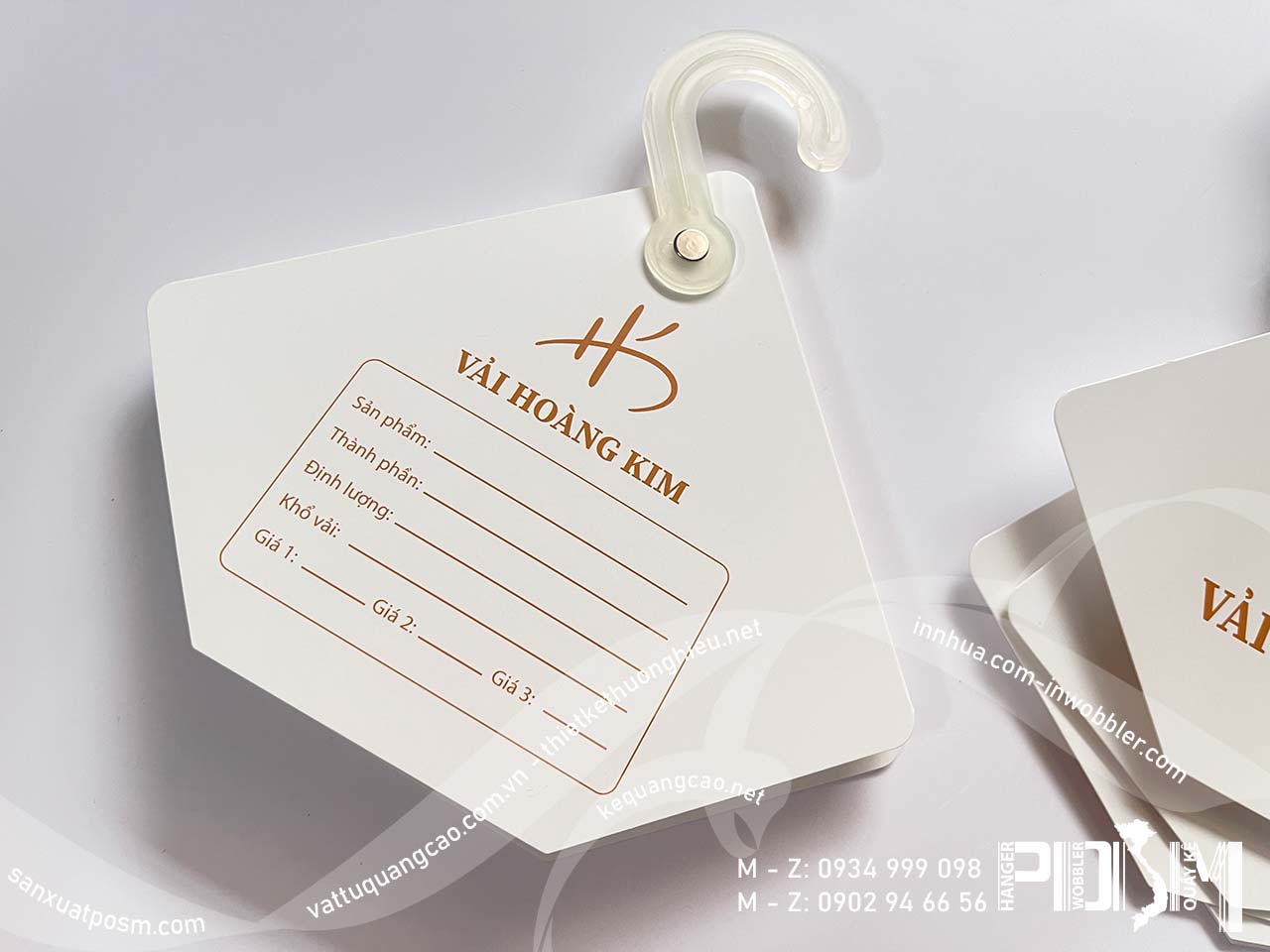 Hanger móc vải vuông hình hộp vuông treo vải nhẹ, vải silk, treo khăn ...