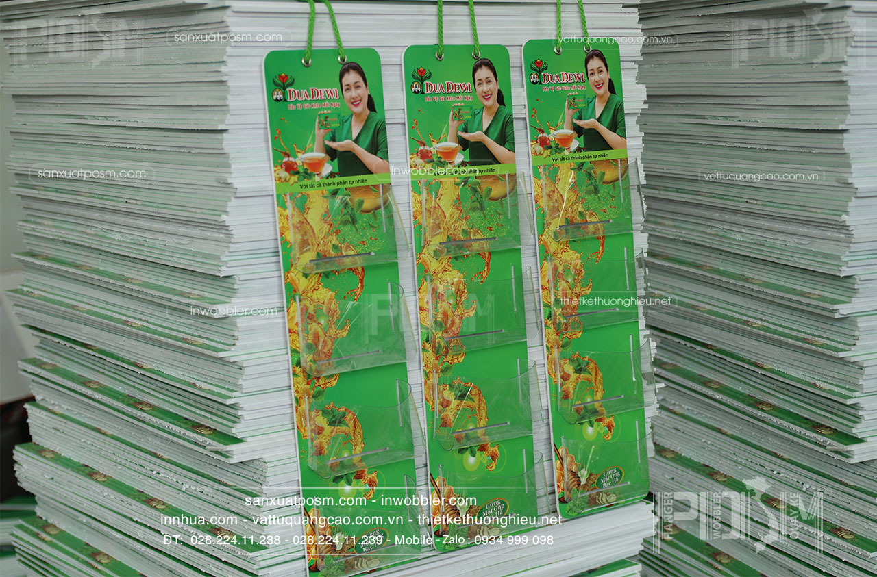Bảng treo sản phẩm, hanger vỉ treo túi nhựa treo sản phẩm Dua Dewi - Ảnh 4
