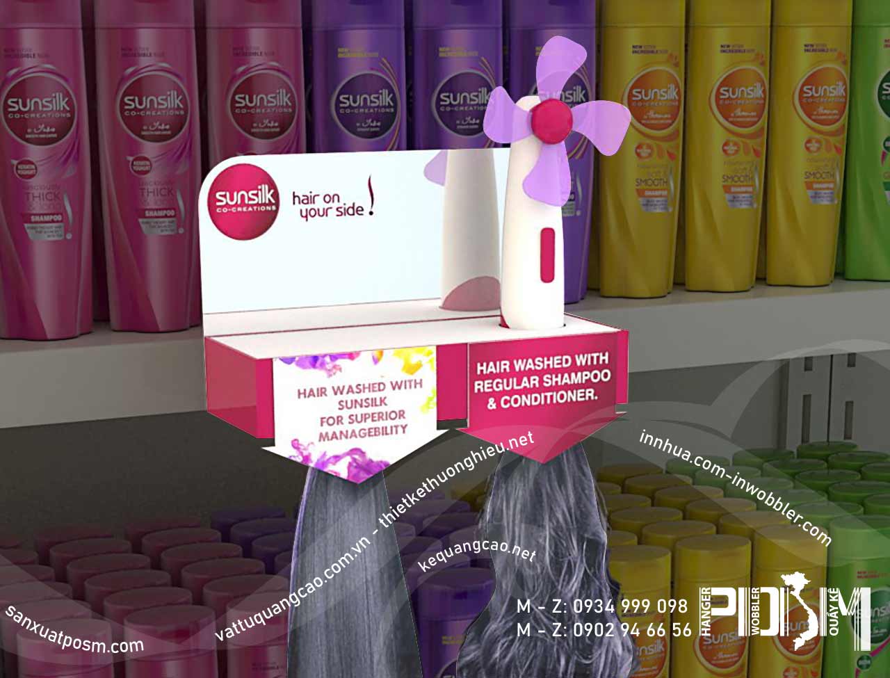 khay kệ mica Khay kệ trưng bày mẫu thử tester Nước Giặt Xả - Ảnh 5