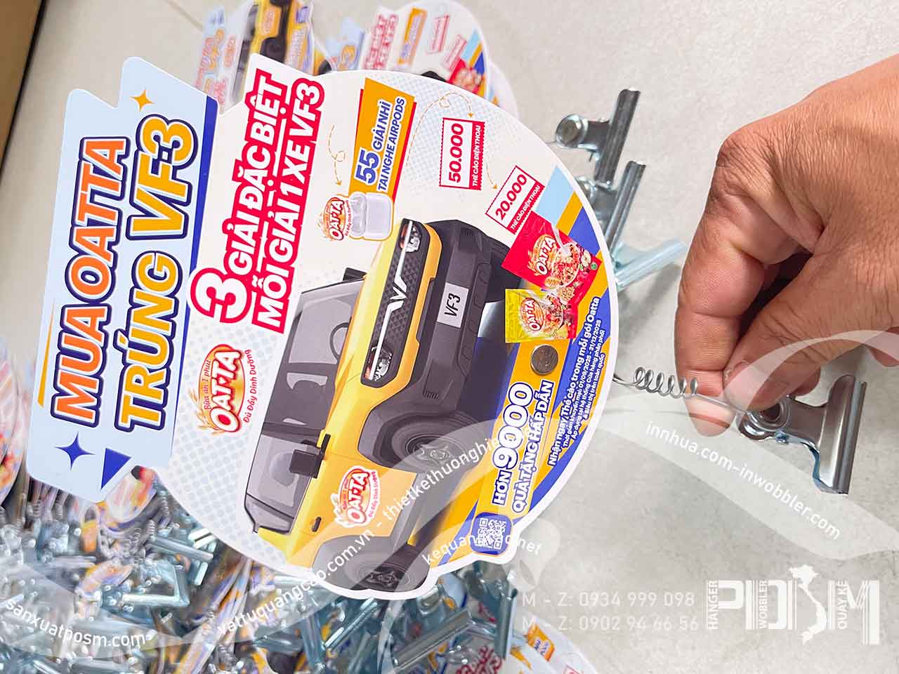 Wobbler lò xo kẹp sắt ngũ cốc Oatta và sữa yến mạch Oatta - Ảnh 3