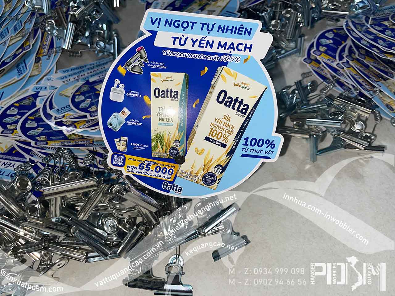 Wobbler lò xo kẹp sắt ngũ cốc Oatta và sữa yến mạch Oatta - Ảnh 5